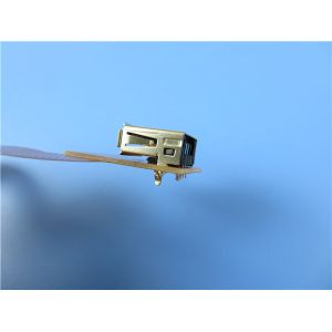 Double Sided Flexible PCB Built On Polyimide With 90 OHM Impedance Control