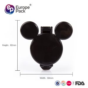 Wholesale mickey shape child resistance cap plastic water bottle caps with straw
