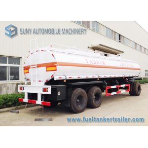 China High Performance 20000L 3 Axle Train Oil Tank Trailer With Ellipse Shaped on sale