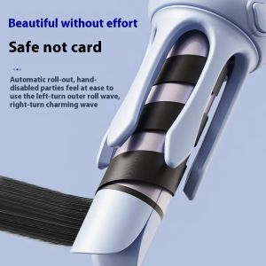 2 in 1 Automatic Curling Iron 35W Fast Heating with Beeping Sound for Curly and