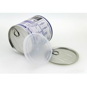 Custom Coffee Tin Box With Airtight Lid , Colorful Airtight Coffee Tin Can Food