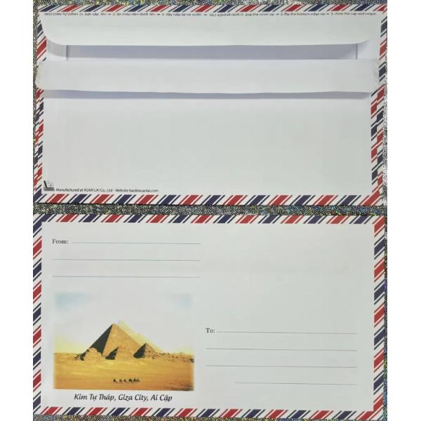 Custom White Paper Envelope Pearl Paper Business Envelopes Cardboard Envelope