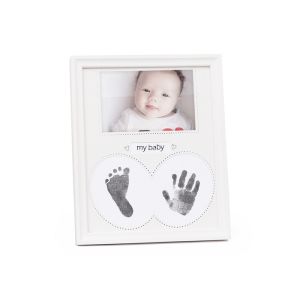 Custom Made Baby Hand and Footprint Photo Frame Newborn Baby Souvenir Gift