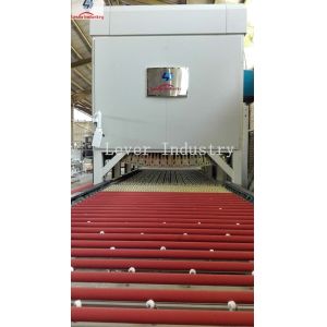 Tempering And Bending Glass Toughening Furnace With Soft Rollers