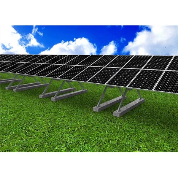Adjustable Tilt Solar Panel Rail Mounting System , Al6005 PV Solar Mounting