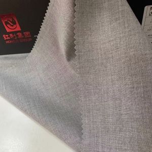 Polyester/Rayon/Spandex Fabric Grey Melange Color Piece Dyed Quality for Lady′s