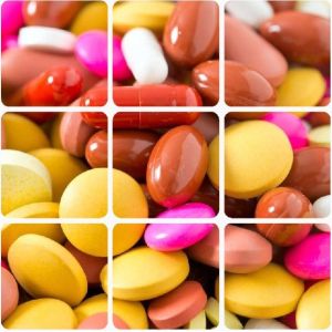 680000pcs/H Irregular Automatic Tablet Press Machine Double Side Engraved