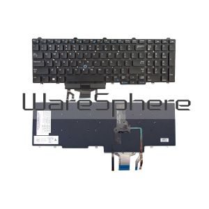 Dell Latitude E5550 Precision 17 7710 Laptop Internal Keyboard 383D7 0383D7 With Stick Pointer
