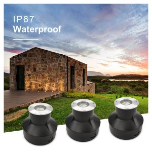 Cheap 1W 3000k Warm White LED Underground Light Buried IP67 In Ground Recessed Lighting for sale
