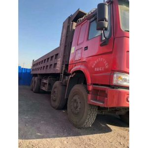 Howo 8x4 Used Dump Truck 12 Wheel 30-40 Tons With Nice Looking No Damage