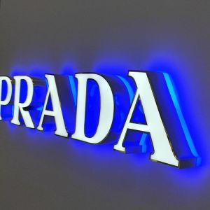 Outdoor Doorstep LED Acrylic Double-Sided Billboard with Multi-color Illuminated