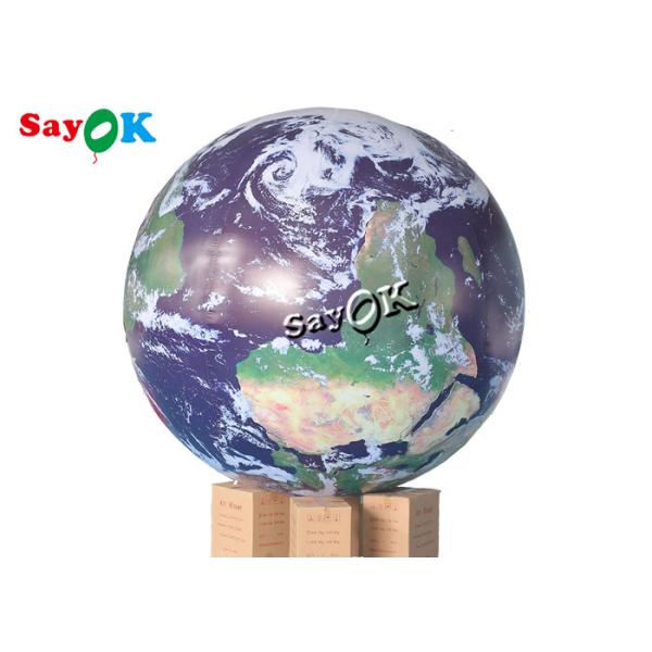Quality 2m Giant Inflatable Earth Globe Model With Led Lighting wholesale