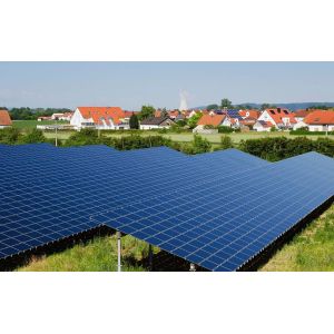 Steel Solar Panel Ground Mounting Systems Bracket Photovoltaic 1.4KN/m2 Max Snow