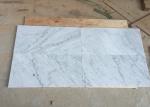 Customized White Carrara Marble Natural Stone Tiles Polished Surface