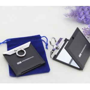 High quality plasticl square pocket compact mirror/cosmetic mirror/makeup mirror