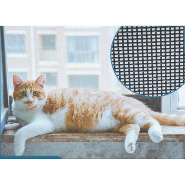 Quality 18mesh-420mesh Dog Proof Screen Door , Polyester Pet Resistant Screen Roll wholesale
