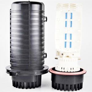 576 Ribbon Core IP68 PP ABS Dome Fiber Optic Splice Closure 29 Port 8 Trays