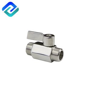 Floating Male To Male Thread Mini Casting Ball Valve