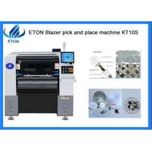 High Precision LED Bulb Pick And Place Machine 98k CPH 10 Heads For 0201