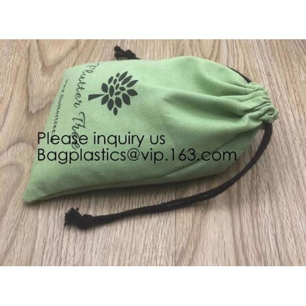 Double Canvas Drawstring Bag Cotton Pouch Gift Sachet Bags Muslin Bag Reusable Tea Bag,Organic Cotton Reusable Produce B