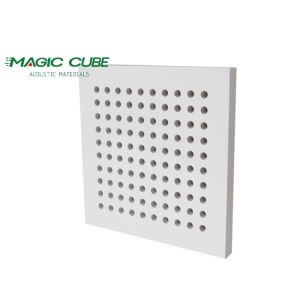 Solid Wood Core Material Noise Reduction Wooden Perforated Board for Wall and