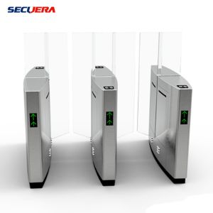 Face Recognition Pedestrian Control Electronic Flap Barrier Gate/ Acrylic