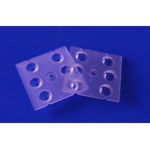 6 LED 5050SMD PC LED Lens Array 90 degree High bay light multi lens array