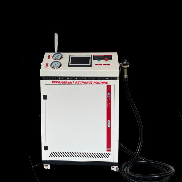 PLC Fully Automatic R32 R290 Refrigerant Charging Machine Ac Gas Recovery