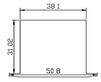 60w recessed led linear light