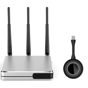 Cheap Silver Wireless Hdmi Transmitter Receiver Kit Aluminum Full HD for sale