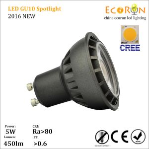 Cheap new design 6w 480lm gu10 spotlight ra80 warm white cool white led gu10 lamp for sale