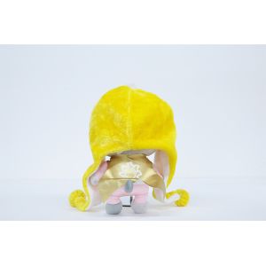 25CM Plush Duck Dog Toy , Yellow Stuffed Duck Dog Toy With Two Earflaps