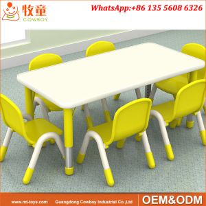 MDF Material Flower Shape Kindergarten Preschool Furniture Children Tables for
