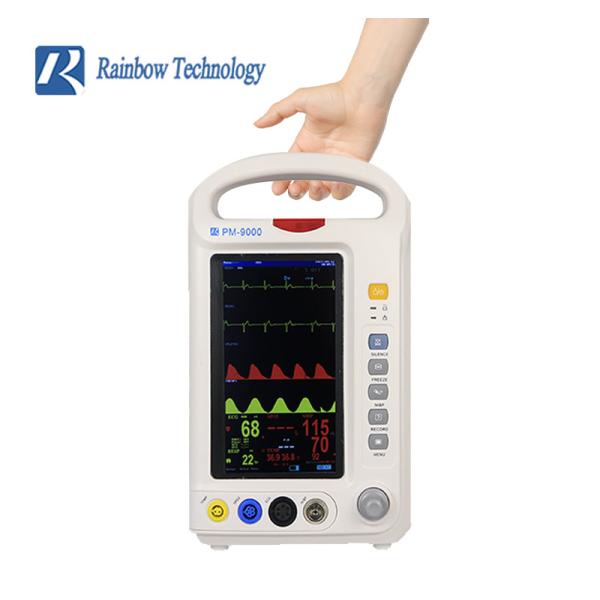Quality Use Friendly Multi Parameter Patient Monitor ECG/ HR/ RESP/ SPO2/ NIBP/ TEMP wholesale