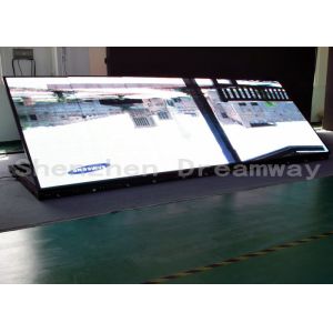 Customize P5 P6 Outdoor Led Advertising Signs 6mm Pitch Low Power Consumption