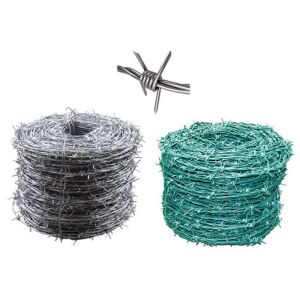China Double Twist 14 Gauge Galvanized Steel Barbed Wire For Private Buildings on sale