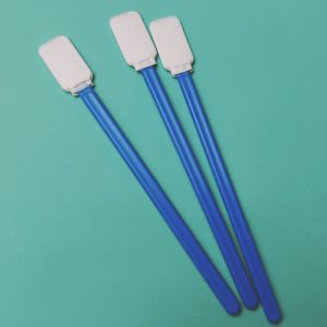 714 Lint Free Flat Square Dacron Cleaning Stick Car Cleaning Polyester Swab For