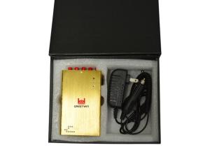 Cheap Portable Wifi Signal Jammer , Wireless Camera Jamming Device With Five Antennas for sale