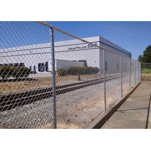 8 Ft Galvanized PVC Coated Cyclone Wire Mesh Chain Link Fence Roll For