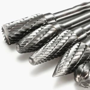 Cheap Round Double Cut Tungsten Carbide Rotary Burrs Set for Customization Request for sale