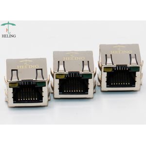 Single Port SMT RJ45 Modular Jack Connector With LED MJ5688-B111-HRS2L2-C