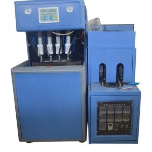 18kW Power Semi Automatic 4 Cavities PET Bottle Blowing Machine within 2022