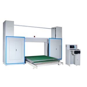 Cheap CNC Contour Horizontal Foam Cutting Machine With Belt For Phenol Foame for sale