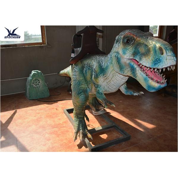 Indoor Amusement Park Large Ride On Dinosaur Remote Control / Insert Coin