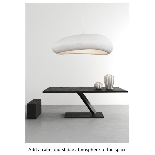 Nordic Wabi Sabi Restaurant LED Pendant Light Lustre Living Room Chandelier(WH-VP-174)