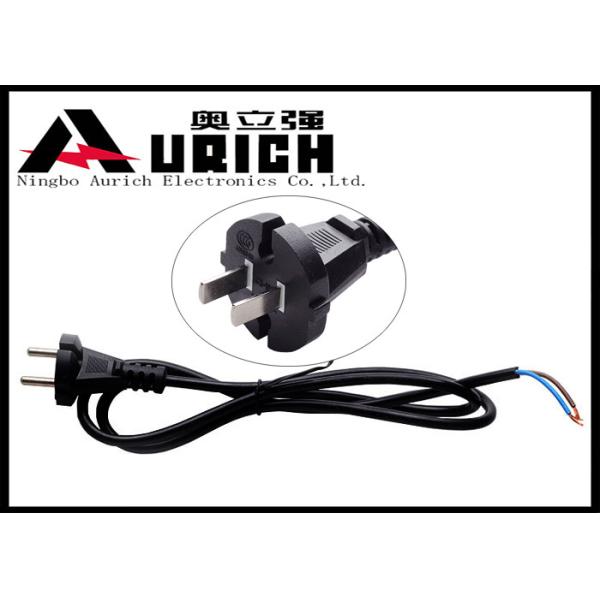 Quality CCC Standard 2 Pin AC Plug Power Extension Cable For Electrical Equipment wholesale