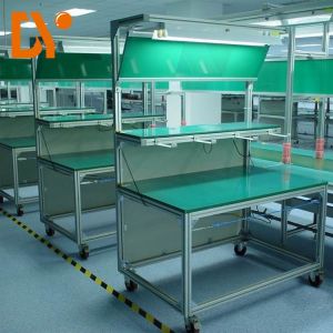 DY400 Standard Assembly Workbench With Lean Tube / Aluminium Profile