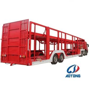 Dual Line Braking System 2/3 Axles Car Transporter Trailer for Vehicle