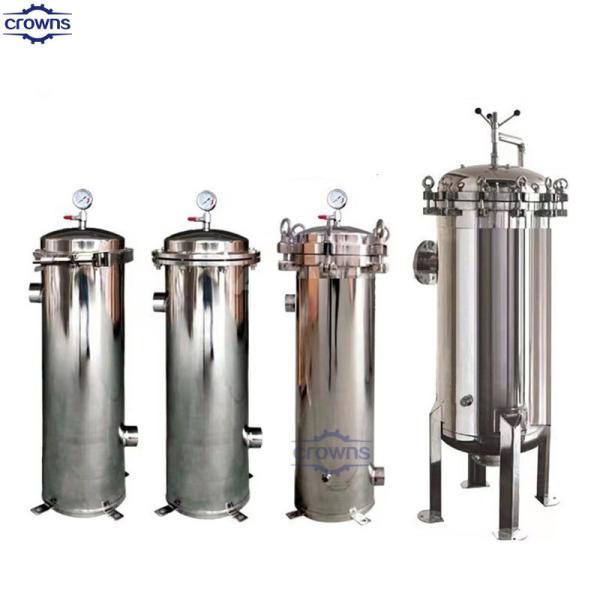 Stainless Steel Bag Filter Housing For Various Applications Multi Bags Filter