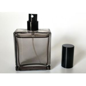 Luxury Square 100ml Refillable Perfume Bottle , Perfume Spray Bottle OEM / ODM